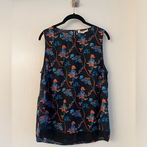 Thakoon Collective Daisy Print Sleeveless Top (14)